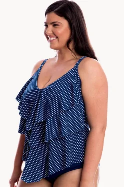 Dots Tiered Tankini Separate