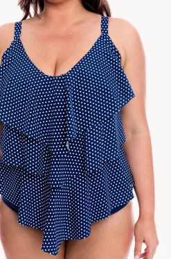 Dots Tiered Tankini Separate