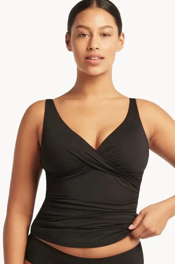Eco Essentials Cross Front Tankini Separate