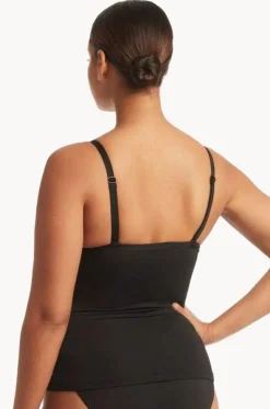 Eco Essentials DD/E Cup Cross Front Tankini Separate