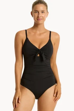 Eco Essentials DD/E Cup Tie Front One Piece
