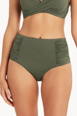 Eco Essentials Gathered High Waist Pant