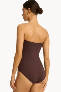 Eco Essentials Twist Bandeau One Piece