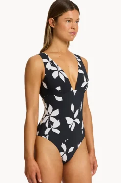 Elora Bloom Plunge One Piece