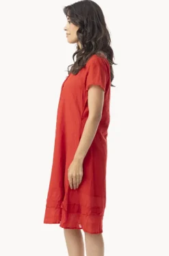 Essentials Gauze Frill Hem Dress