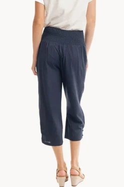 Essentials Linen 3/4 Pant