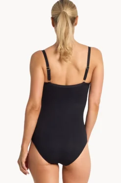 Fierce F/G Cup Ruched Front One Piece