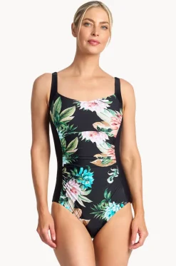 Floral DD/E Cup Soft Strap One Piece
