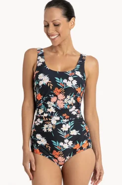 Floral Pintuck One Piece