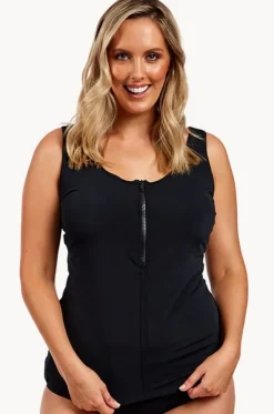 Form Still DD/E Zip Front Tankini Separate