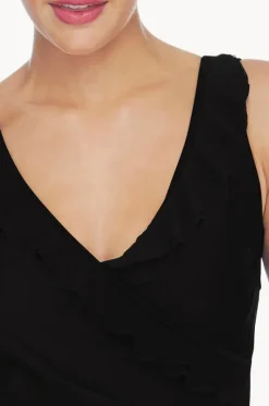 Frill Cross Over One Piece