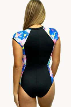 Galaxy Short Sleeve Sunsuit