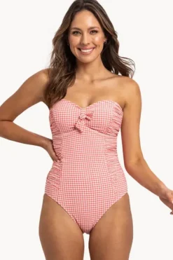 Gidget Ruched Bandeau One Piece