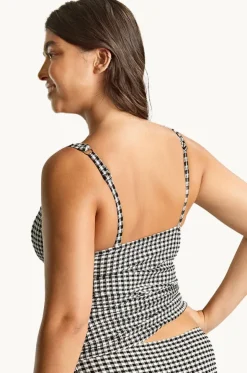 Gingham Iris G Cup Balconette Singlet