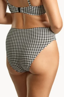 Gingham Midi Brief
