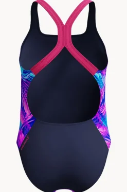 Girls Allover Print Powerback One Piece