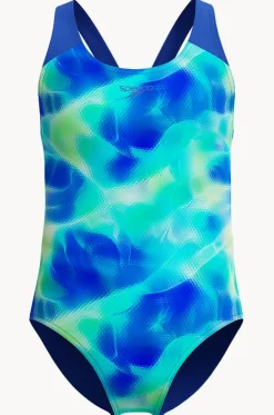 Girls Allover Print Splashback One Piece