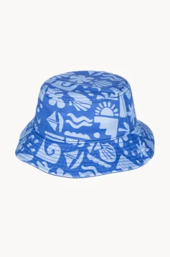 Girls Beach Check Tiny Honey Bucket Hat