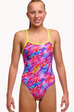 Girls Blow In Single Strap One Piece