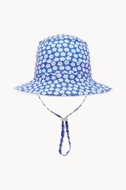 Girls Blue Daisy Sunhat
