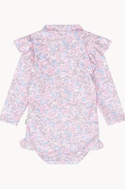 Girls Bluebell Floral Sunsuit