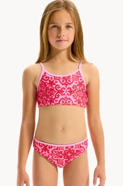 Girls Capri Tile Crop Set