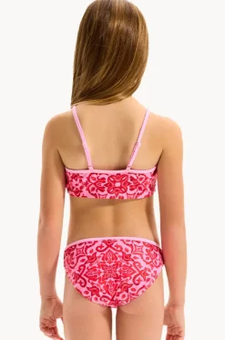 Girls Capri Tile Crop Set