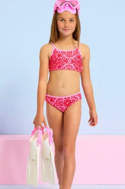 Girls Capri Tile Crop Set