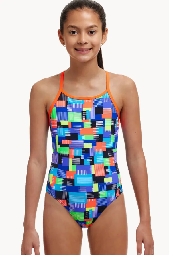 Girls Chip Set Diamond Back One Piece