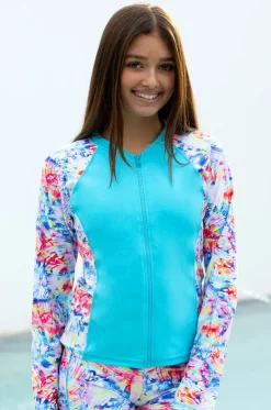 Girls Cosmik Crush Long Sleeve Suntop