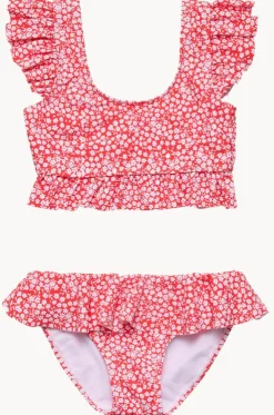 Girls Ditsy Bloom Frilled Crop Set