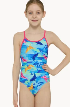 Girls Dolphine Sprintback One Piece