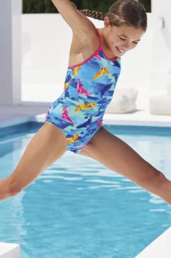 Girls Dolphine Sprintback One Piece