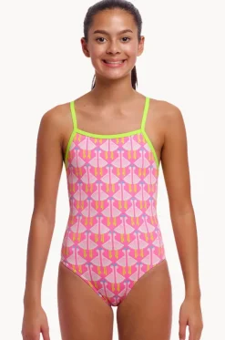 Girls Duck Duck Goose Strapped In One Piece