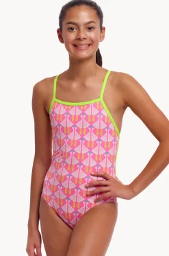 Girls Duck Duck Goose Strapped In One Piece