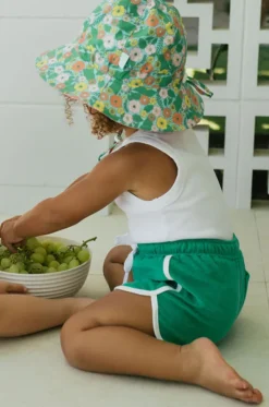 Girls Eden Wide Brim Swim Hat