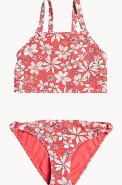 Girls Fab Floral Crop Set