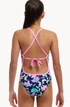 Girls Fast Flow Tie Me Tight One Piece