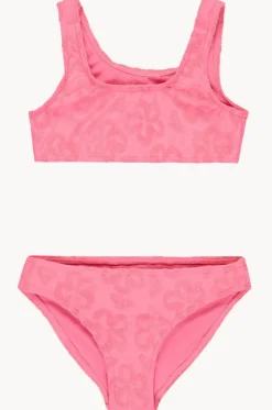 Girls Flip Flower Bralette Set