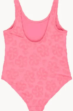 Girls Flip Flower One Piece