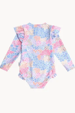 Girls Floral Bloom Frill Sunsuit
