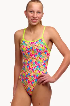 Girls Flow Blow Single Strap One Piece