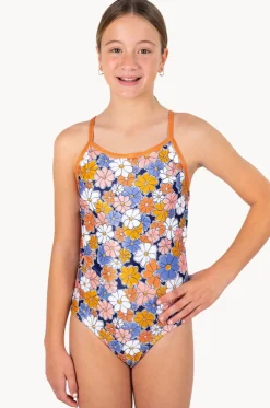 Girls Flower Power One Piece