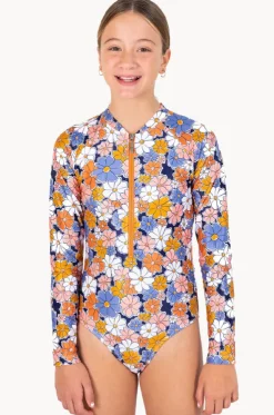 Girls Flower Power Sunsuit