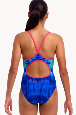 Girls Fly Time Diamond Back One Piece