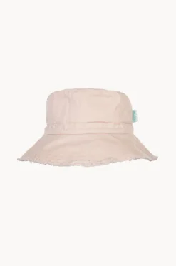 Girls Frayed Bucket Hat