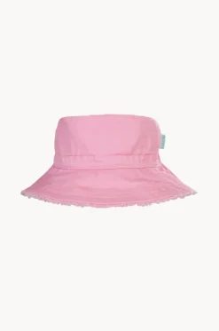 Girls Frayed Bucket Hat