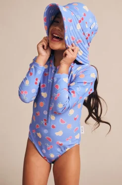 Girls Fruit Emoji Swim Hat