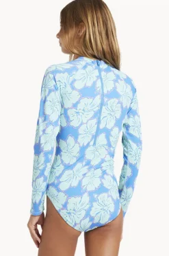 Girls Happy Hibiscus Sunsuit