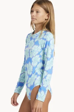 Girls Happy Hibiscus Sunsuit